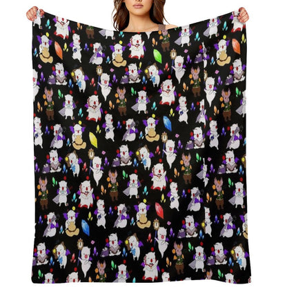 Final Fantasy Moogles Throw Blanket