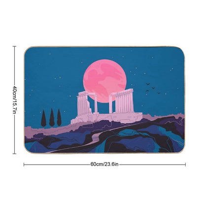 Temple of Poseidon at Sounion Bath Mat
