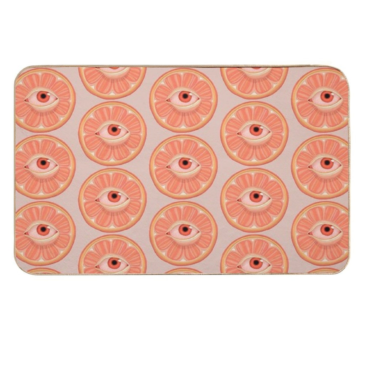 Seeing Orange  Versatile Bath Mat