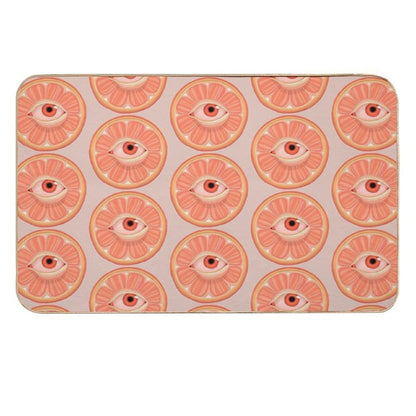Seeing Orange  Versatile Bath Mat