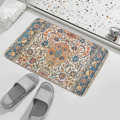 Isfahan Antique Central Persian Carpet Print Bath Mat