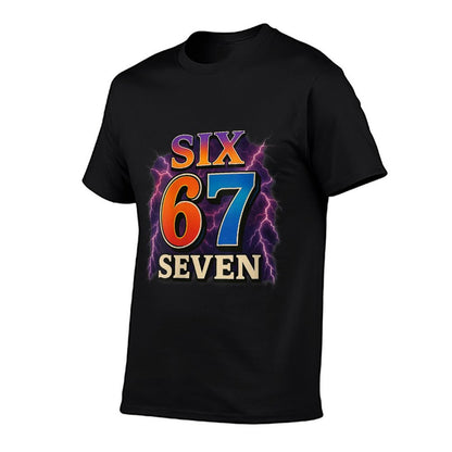Womens 67 Six Seven 6 7 Meme Design Funny 6 7  Moisture-wicking T-Shirt