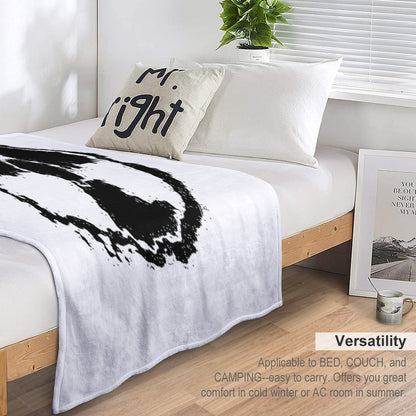 Toxic Hazard Embled Throw Blanket