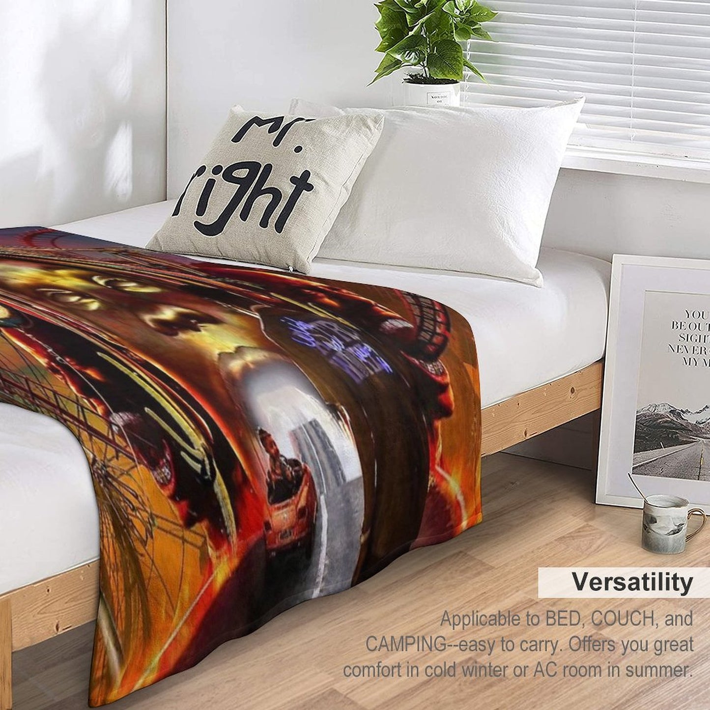 Astroworld Art Throw Blanket