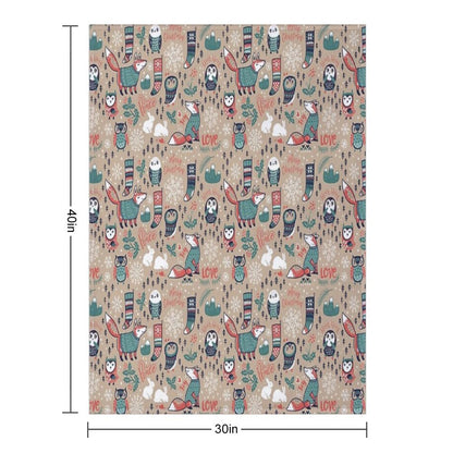 Christmas Wishes Throw Blanket