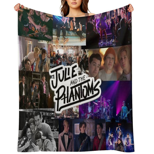 Julie And The Phantoms Band Collage Throw Blanket