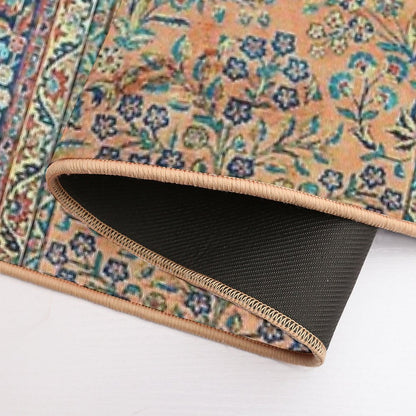 Manchester Kashan Floral Persian Carpet Print Bath Mat