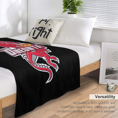 SUNY Oneonta Red Dragons Throw Blanket