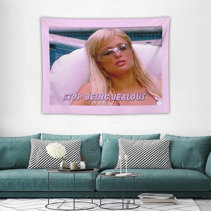 Stop Being Jealous Tapestry