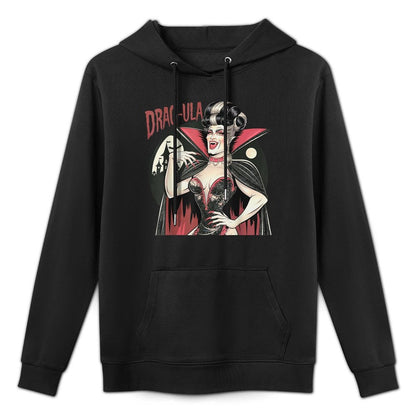 Vampire Funny Halloween Drag Queen Dragula Queer Gay Relaxed Fit Hoodie