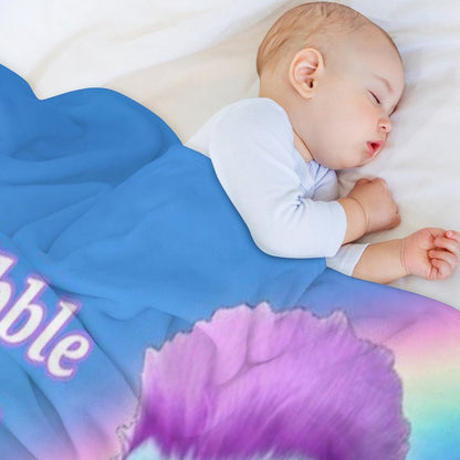 Bibble Motto Throw Blanket