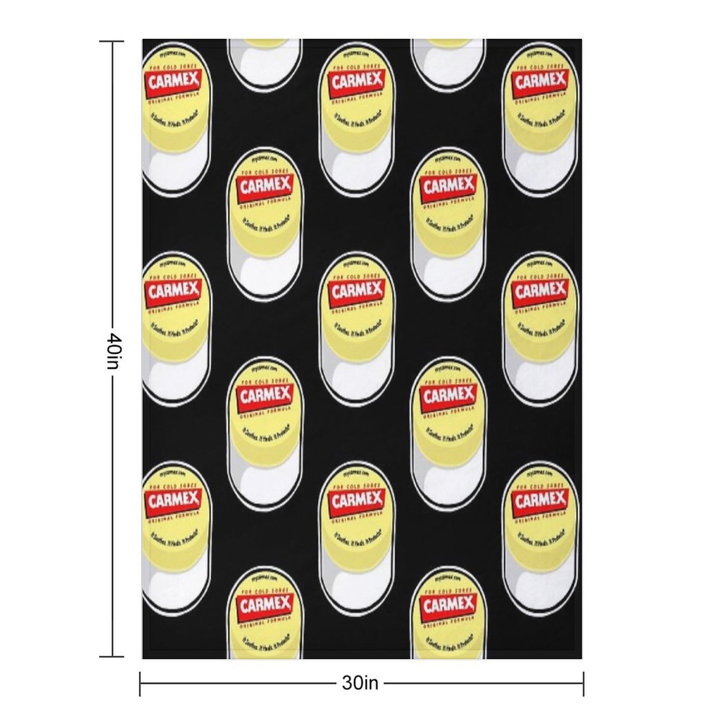 Carmex Chapstick Throw Blanket