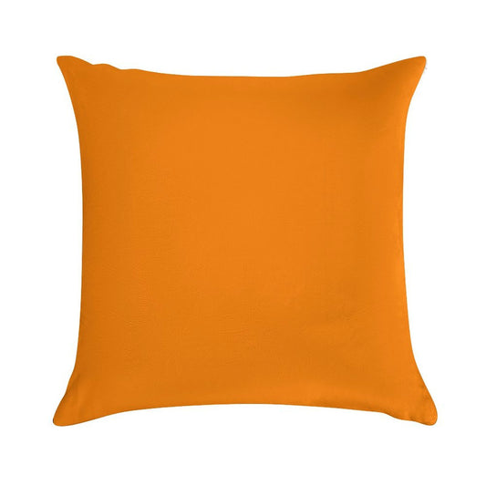 PLAIN BRIGHT NEON FLUORESCENT ORANGE - OVER 60 ORANGES IN THE OZCUSHIONS RANGE Soft Style Accent Throw Pillow