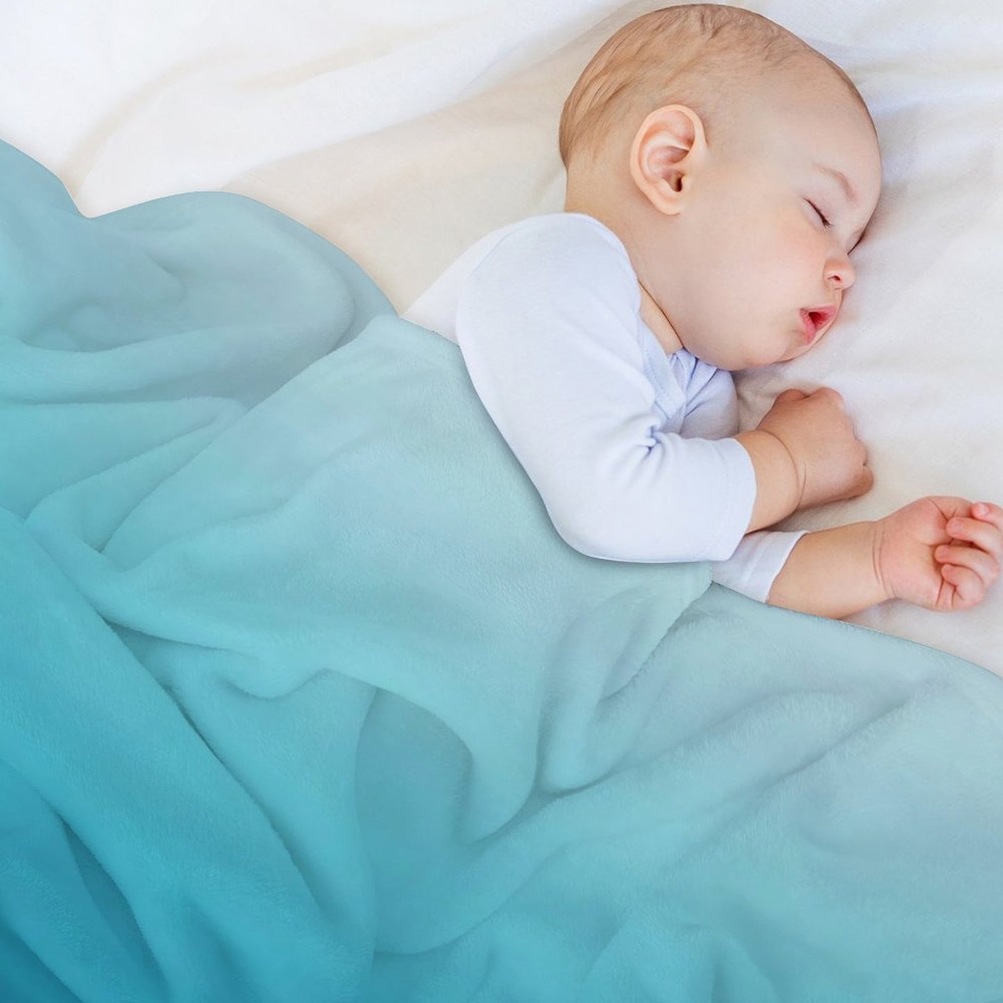 Deep Blue Throw Blanket