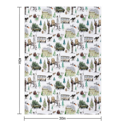 Lampoons Christmas Throw Blanket