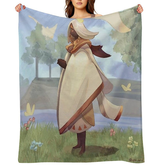 Sky Cotl Lonely Spring Full Set Throw Blanket