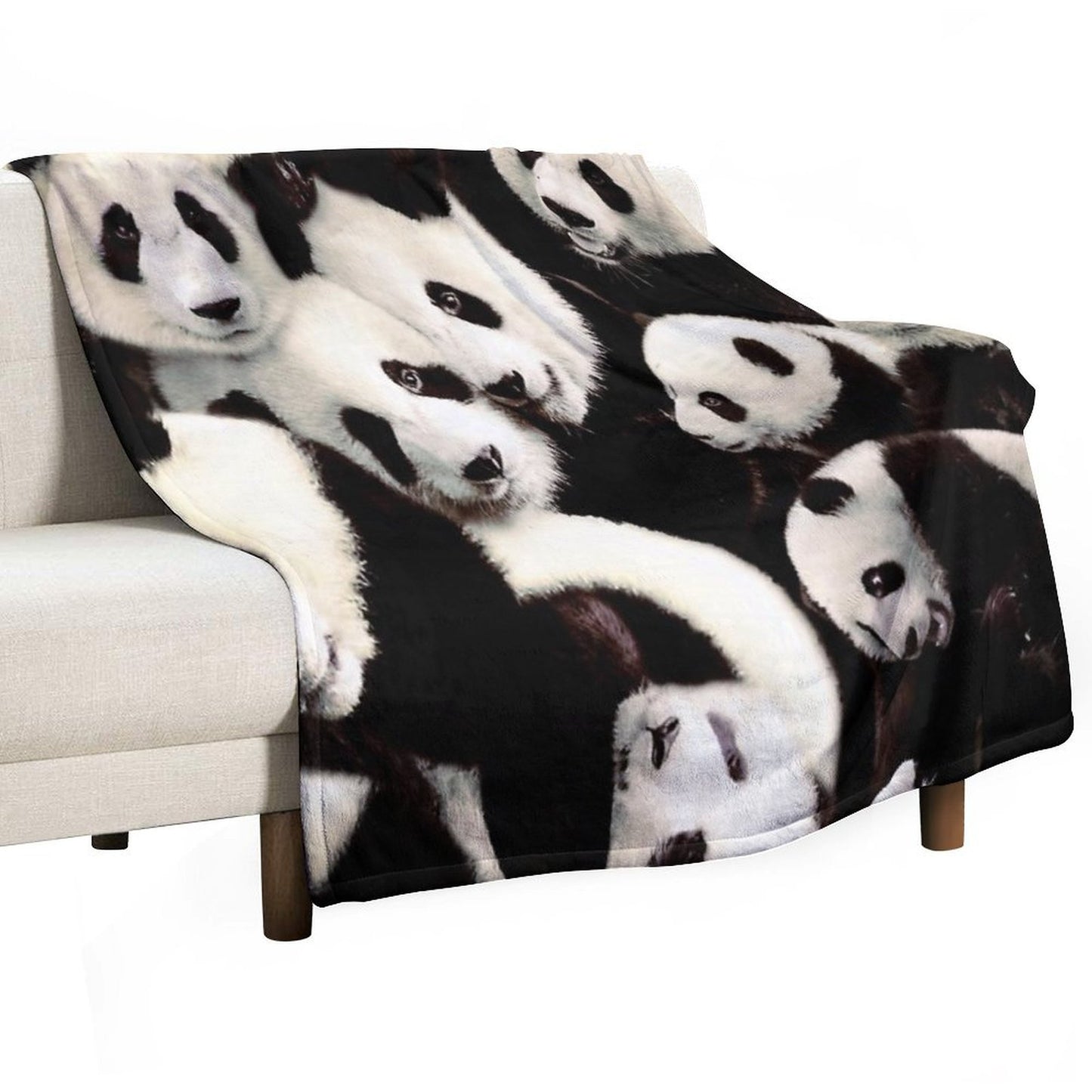 Pandas Throw Blanket