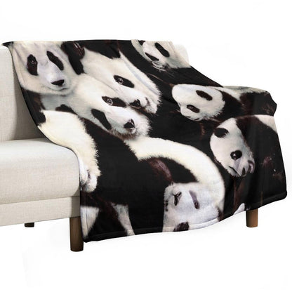 Pandas Throw Blanket