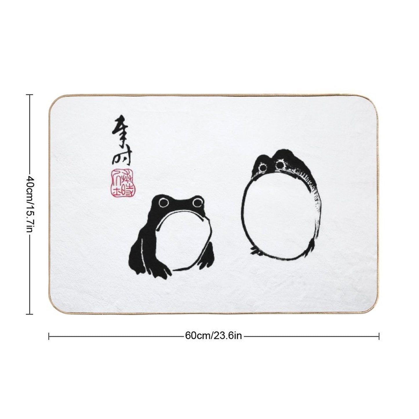 Matsumoto Hoji Frogs Bath Mat