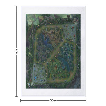 Summoners Rift Throw Blanket