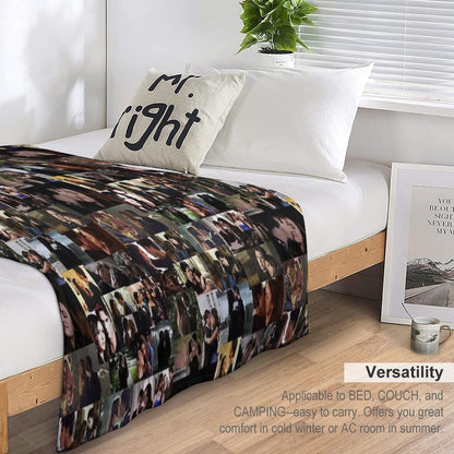 Delena Ship Throw Blanket