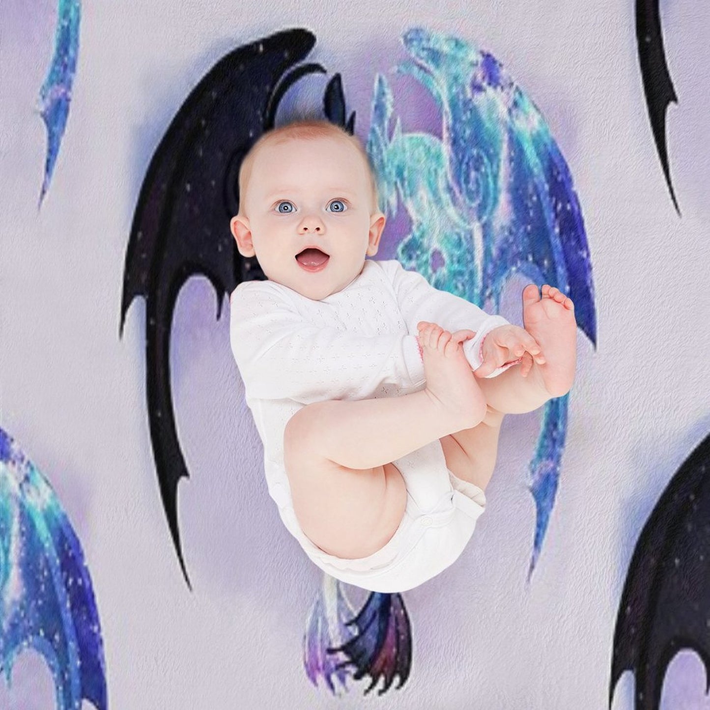 Dragon Heart Toothless And Light Fury Throw Blanket