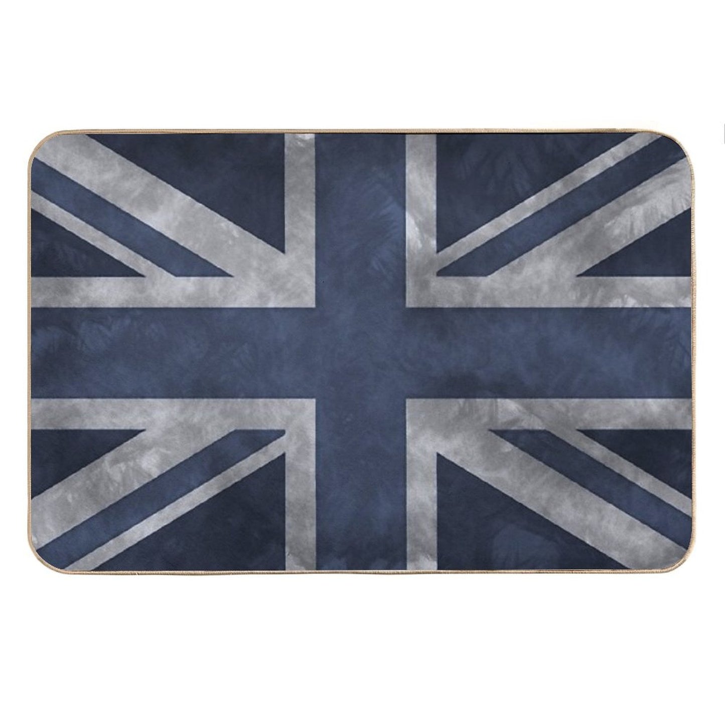 Blue Distressed Union Jack Bath Mat