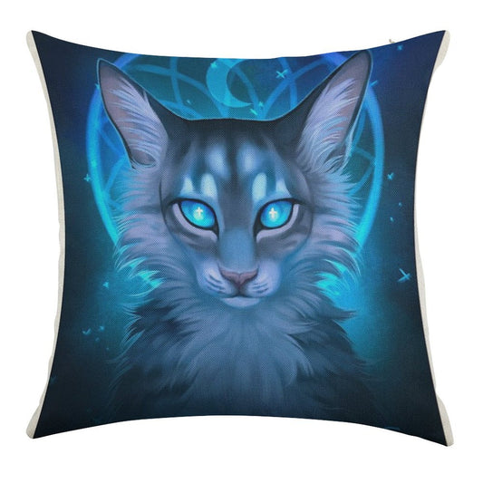 Warriors Jayfeather Linen Throw Pillow Cover