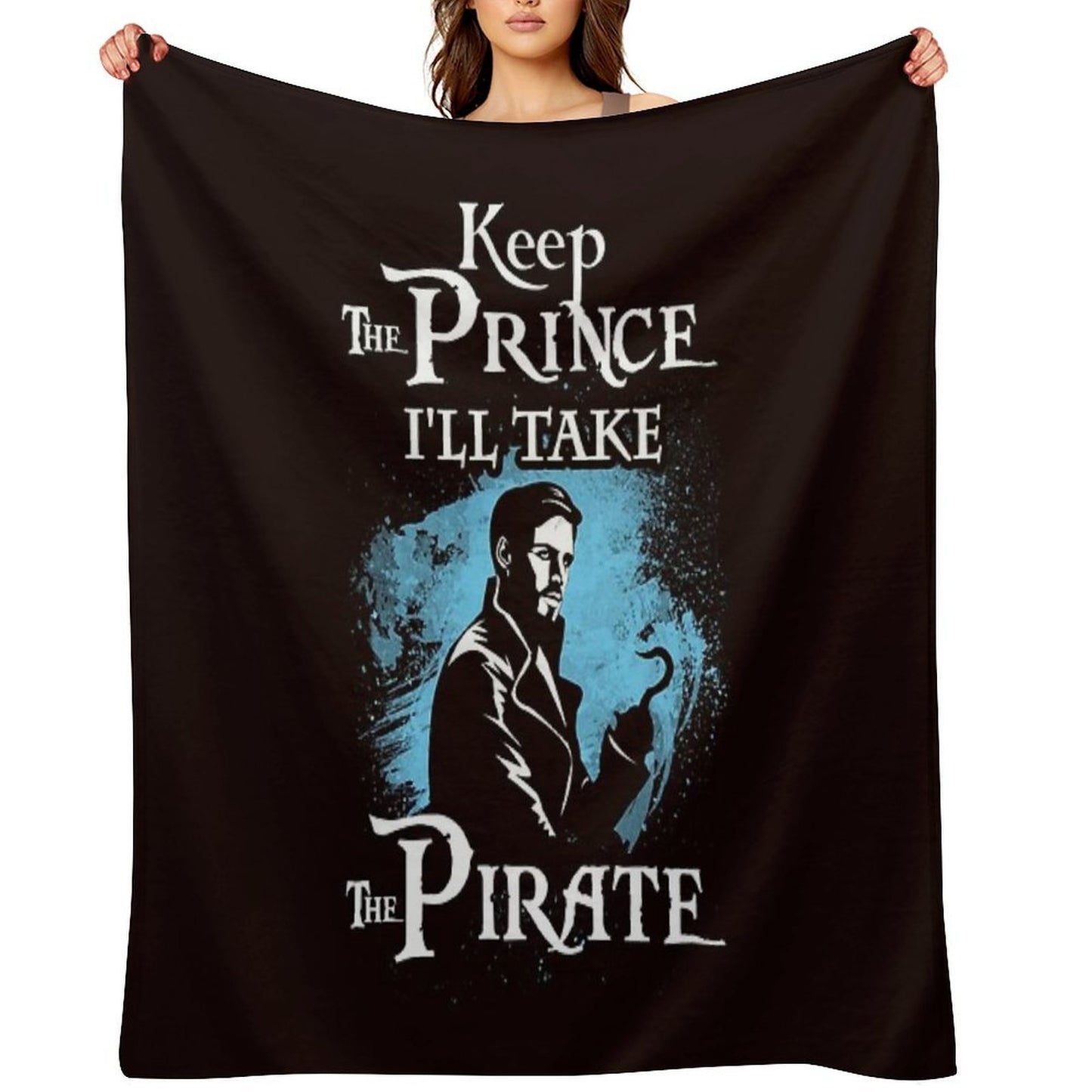 Keep The Prince, I'll Take The Pirate Throw Blanket