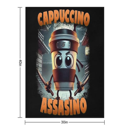 Cappuccino Assassino Throw Blanket