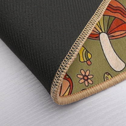 Mushroom Print Bath Mat