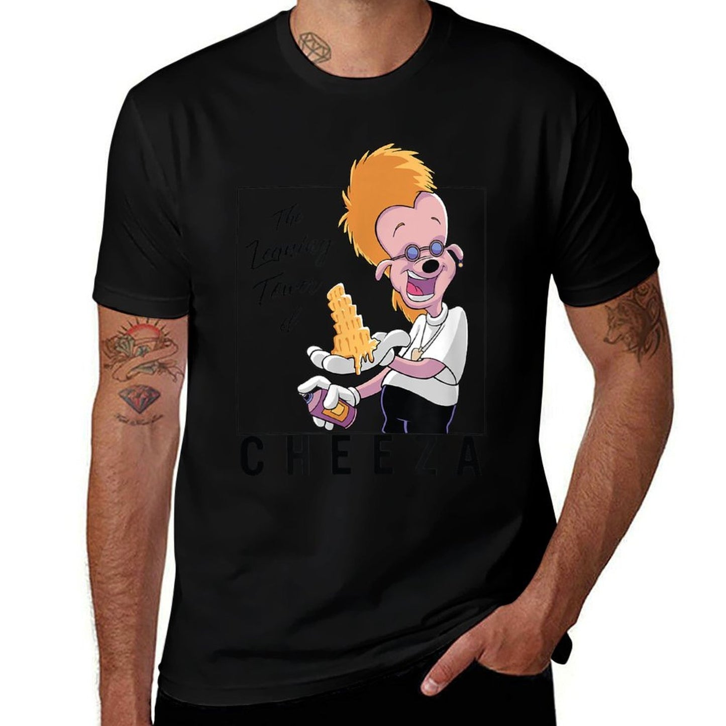 Disney - Goofy Movie Cheeza  Heathered Texture T-Shirt