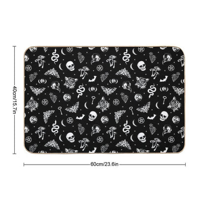 Witchcraft B&W  Repositionable Bath Mat