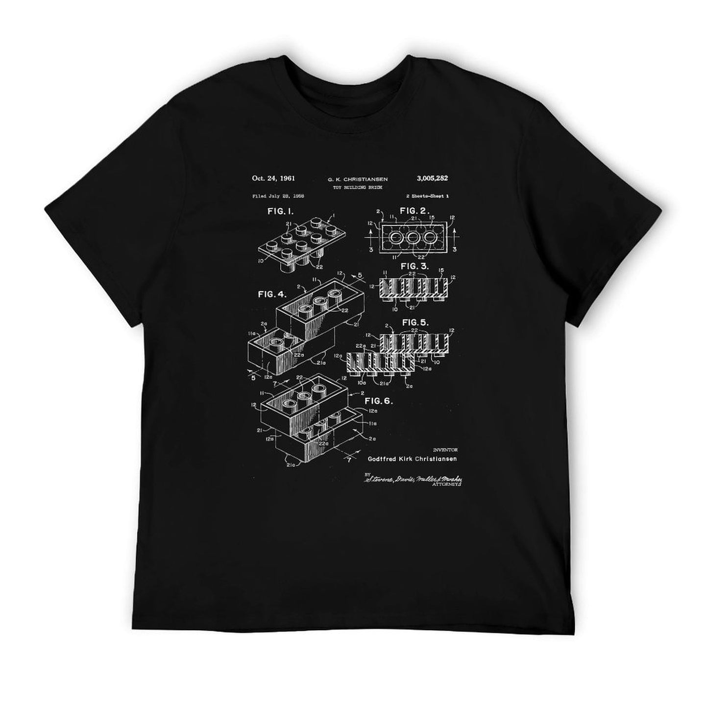 Toy Building Brick Patent T  Classic T-Shirt