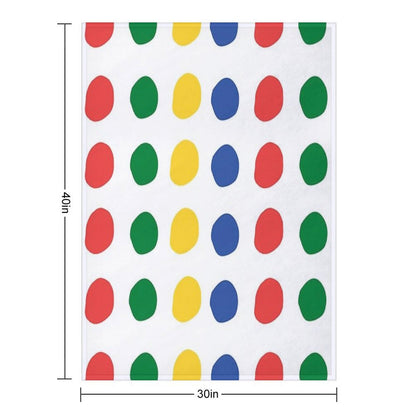 Twister Pattern Throw Blanket