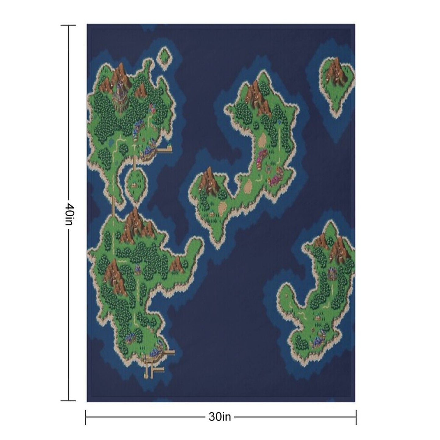 Chrono Trigger 1000 AD Throw Blanket