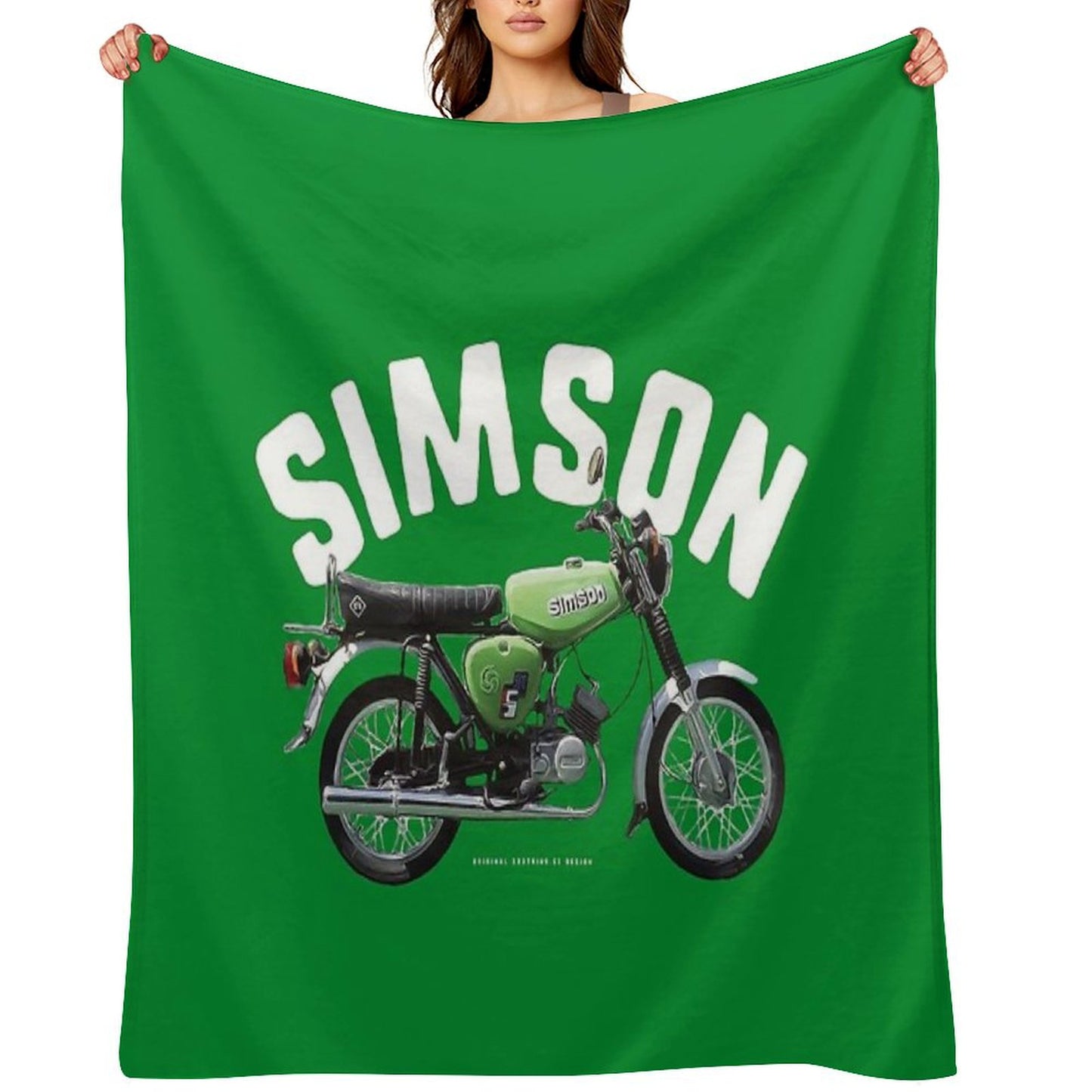 Simson S51 Elektronik Throw Blanket
