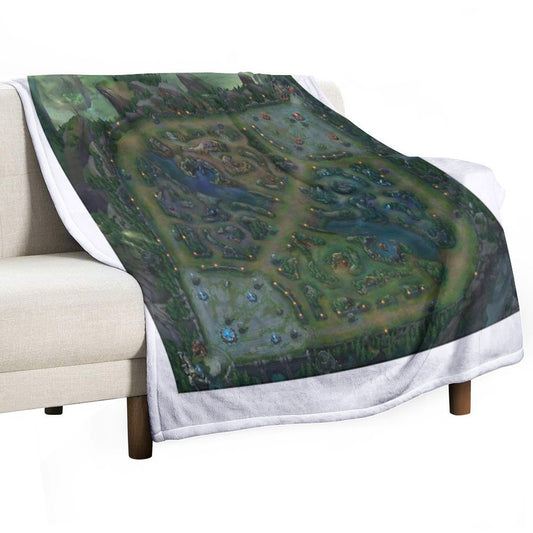 Summoners Rift Throw Blanket