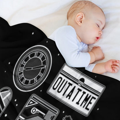 BTTF Icon Set Throw Blanket