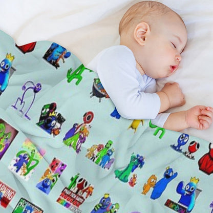 Rainbow Friends Méga Pack Throw Blanket
