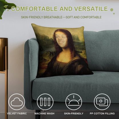 Rik Mayall , Bottom Series, Soft Anti-Pilling Throw Pillow