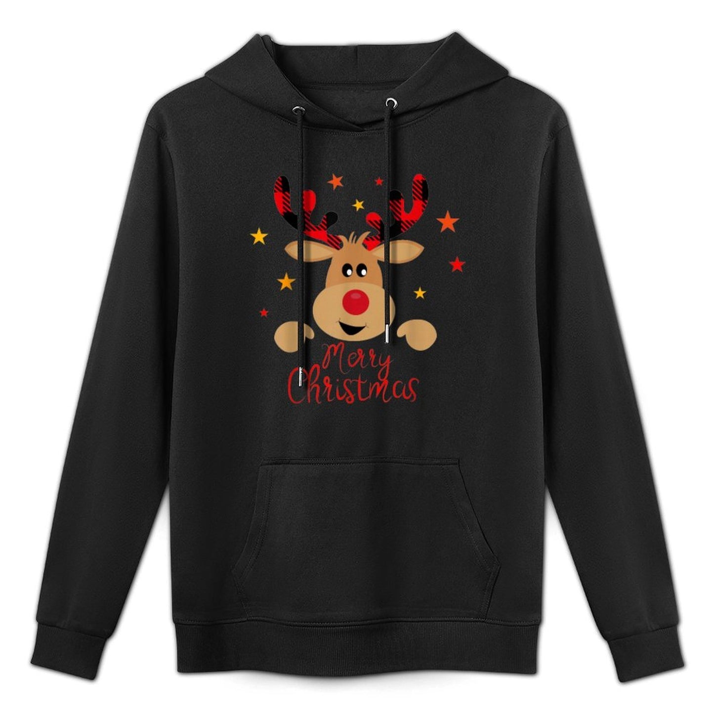 Merry Christmas Reindeer Men Women Kids Matching Reindeer Moisture-Wicking Hoodie