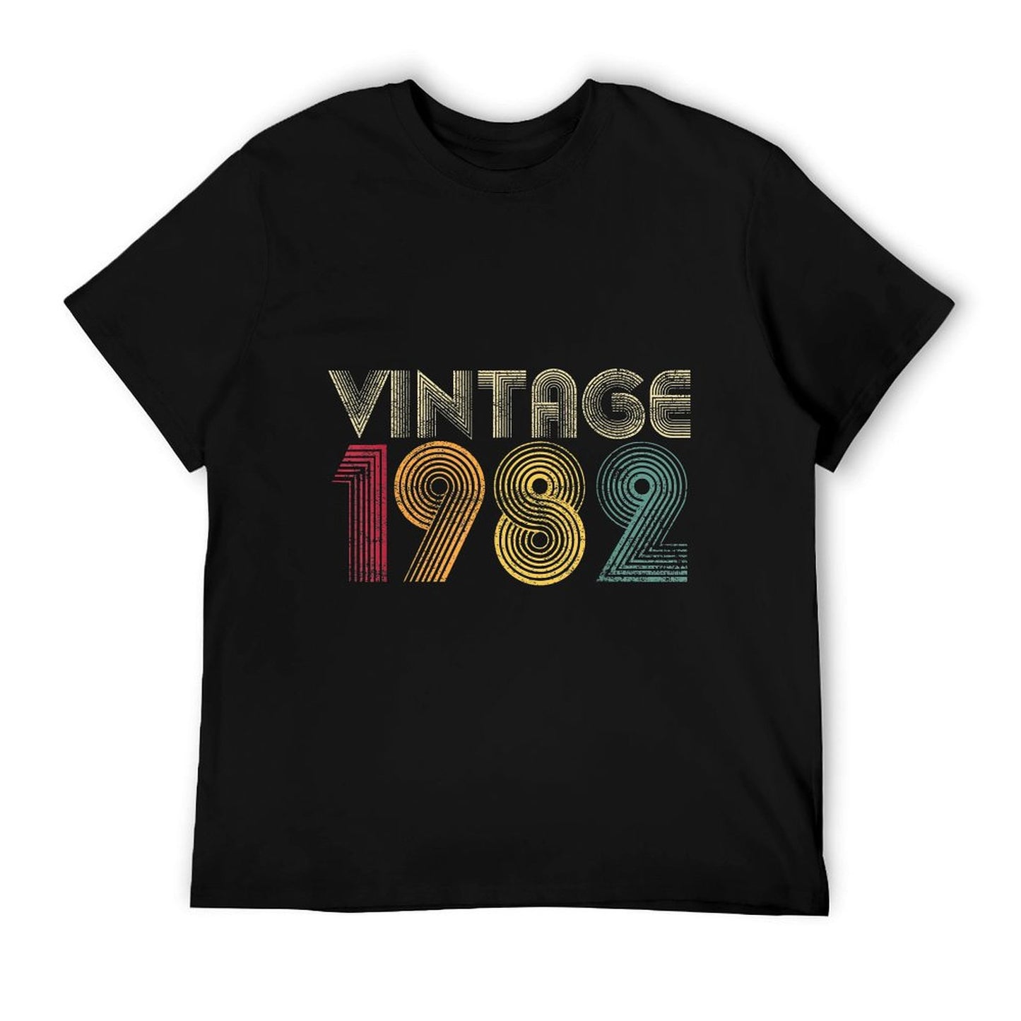 Happy Birthday 40th 40 Years Old Vintage Gift Men Women 1982  Odor-resistant T-Shirt
