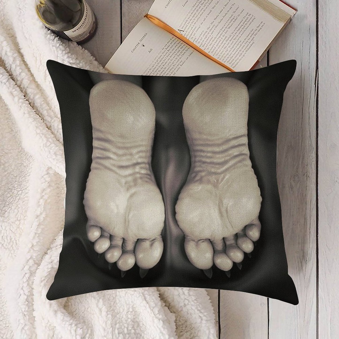 Instruments of Power Linen Throw Pillow Cover