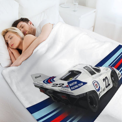 Porsch 917 Martini Racing 1971 Throw Blanket