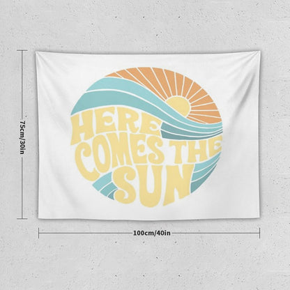 Groovy Here Comes The Sun Tapestry