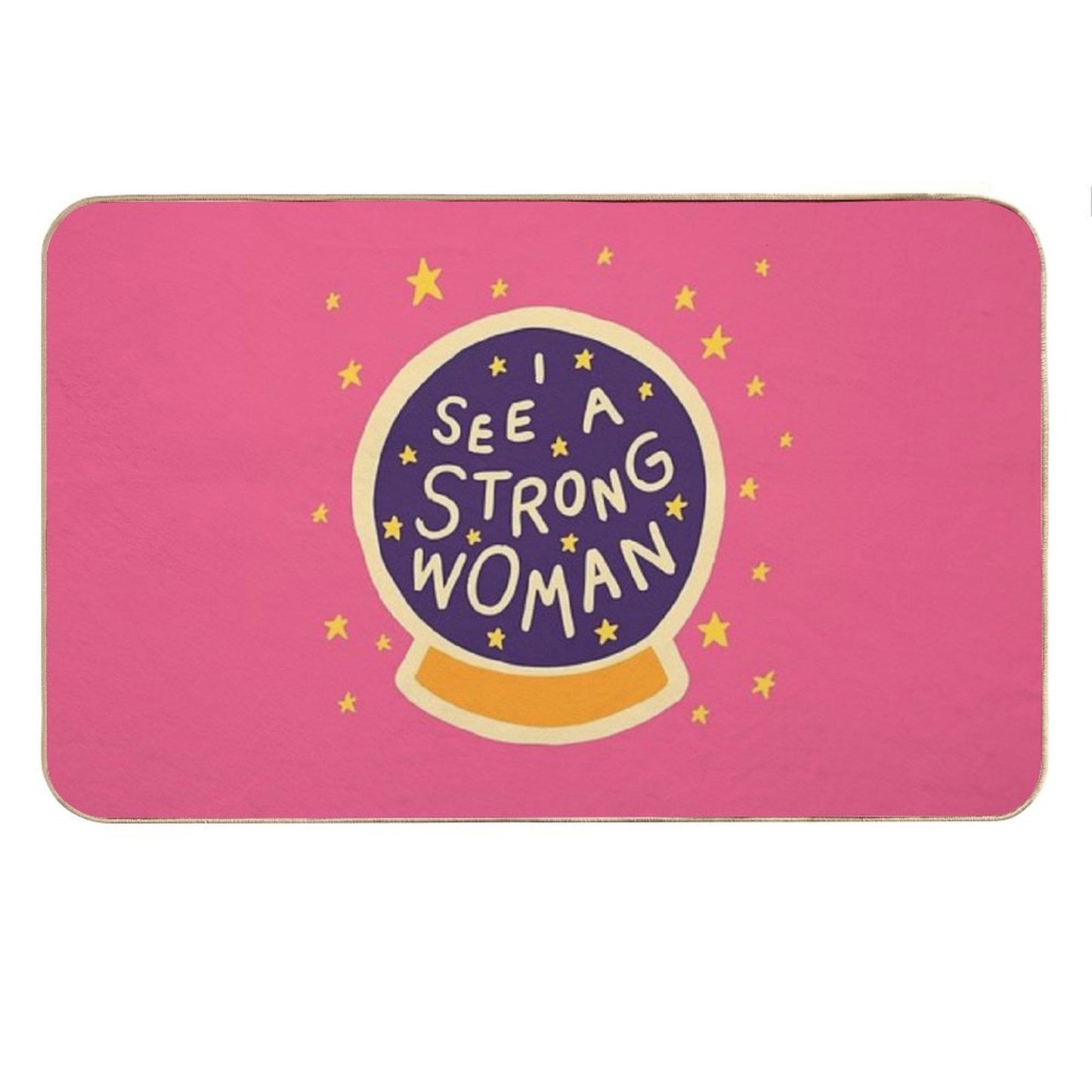 I See A Strong Woman Bath Mat