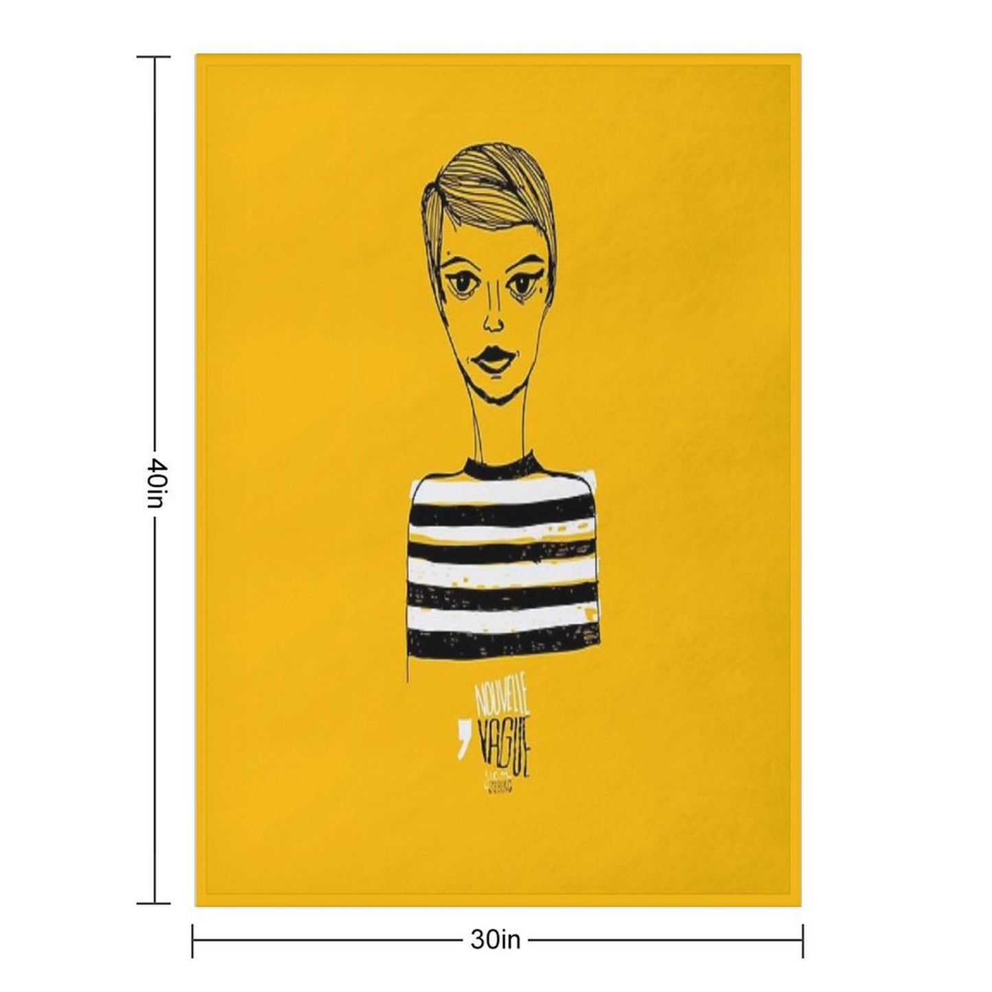 Jean Seberg Throw Blanket
