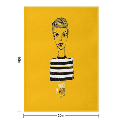 Jean Seberg Throw Blanket