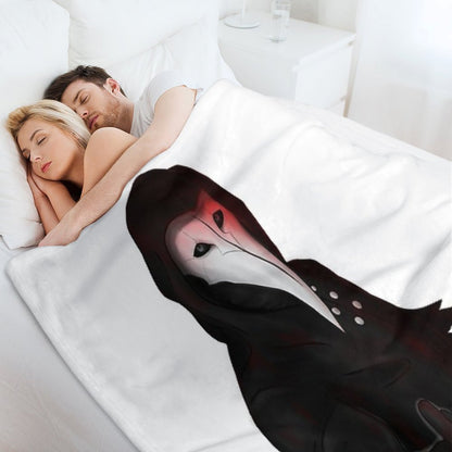 SCP-049 Plague Doctor Throw Blanket